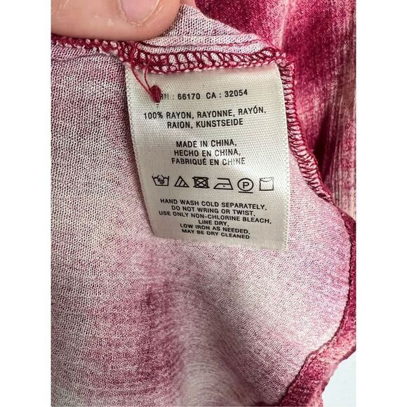 Anthropologie Maeve Women's Cavalon Pink Plaid Popover Tunic 100% Rayon … - Picture 7 of 8